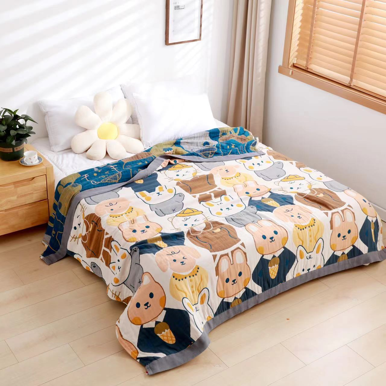 Cartoon style Cartoon Animals Blanket