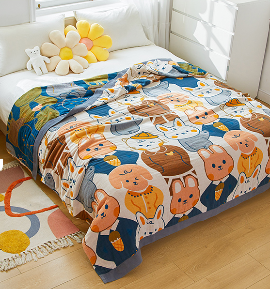 Cartoon style Cartoon Animals Blanket