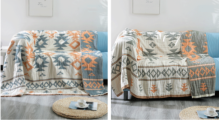 Japanese style Range In Fish Patterns Blanket