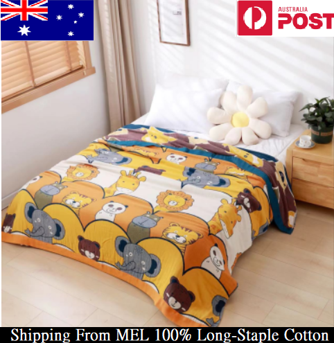 Ultrasoft Cartoon style Elephant Blanket