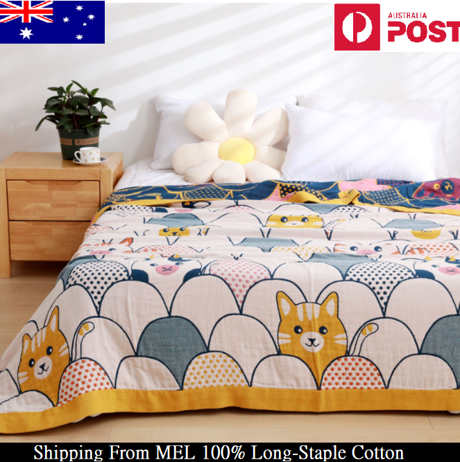 Cartoon style Cartoon Animals Range Blanket In LinLin