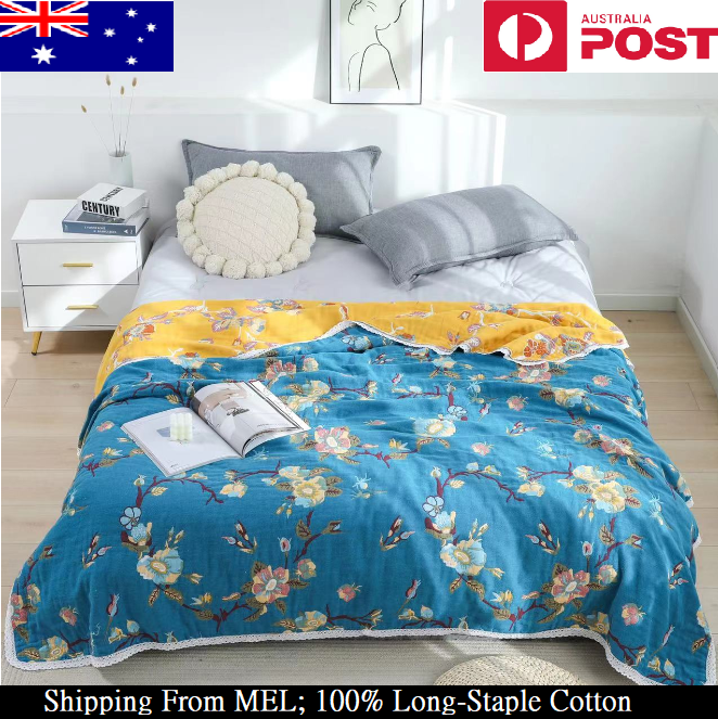 Japanese kimono patterns Style Range In Summer Blossoms Blanket