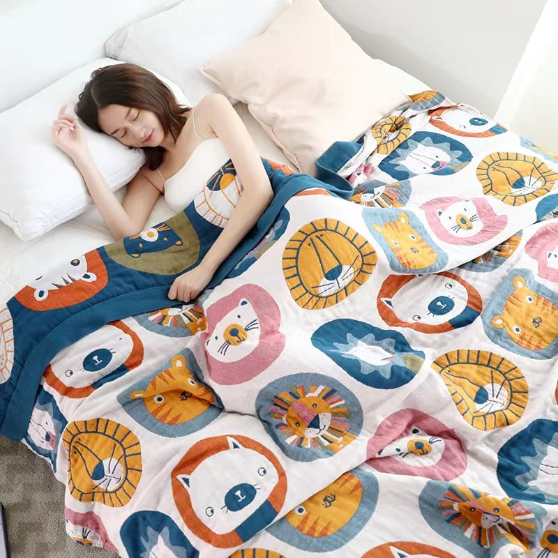 Cartoon style Cartoon Animals Blanket